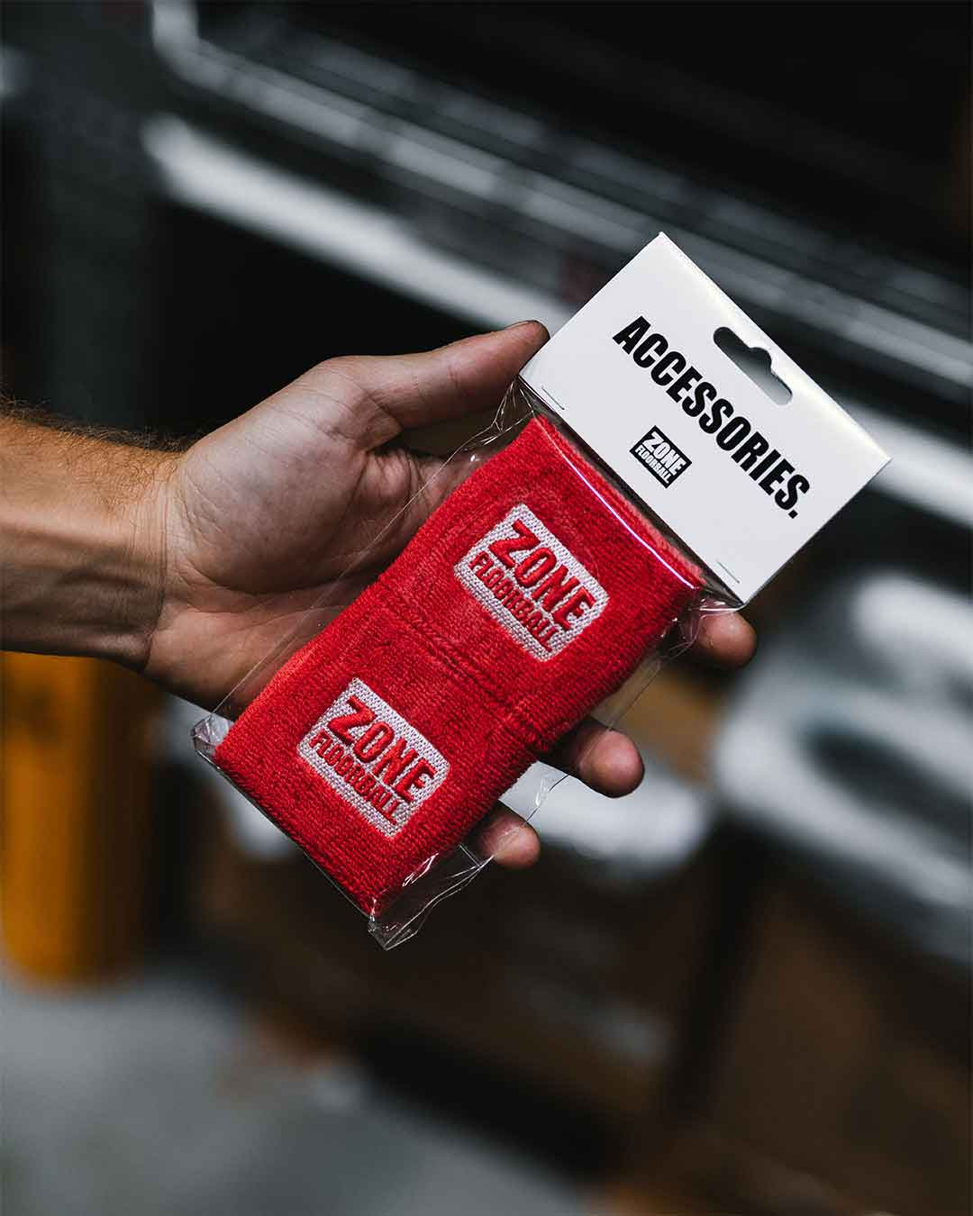 WRISTBAND RETRO 2-PACK RED